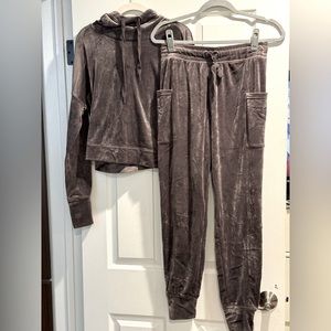 Velour two piece set